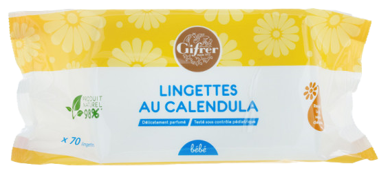 GIFRER LINGETTE AU CALENDULA Sans rinçage - Dès la naissance