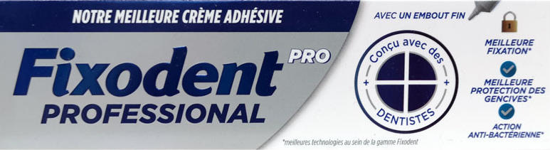 FIXODENT PRO PROFESSIONAL  CRÈME